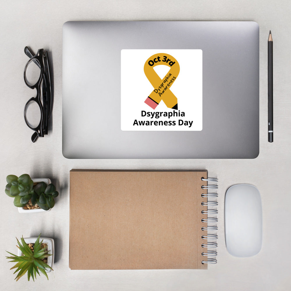 Dysgraphia Awareness Day stickers