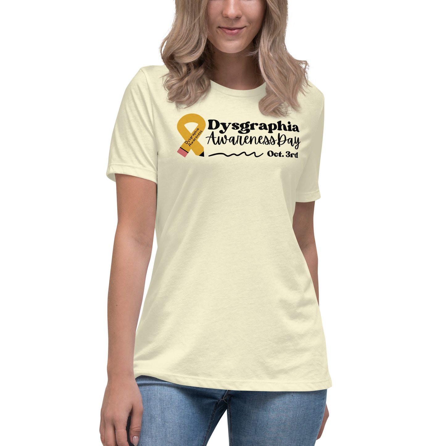 Official Dysgraphia Awareness Day T-shirt for Women