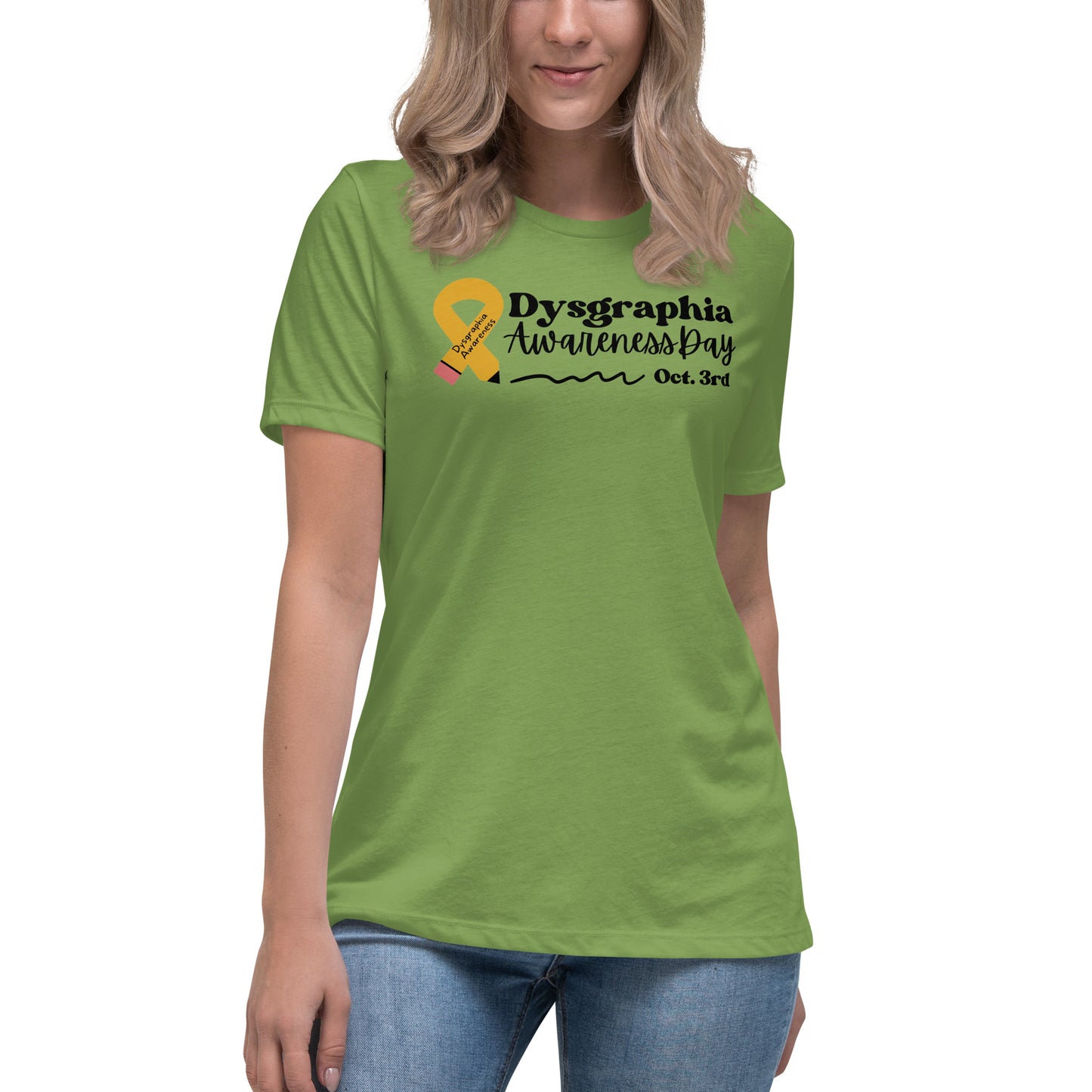 Official Dysgraphia Awareness Day T-shirt for Women