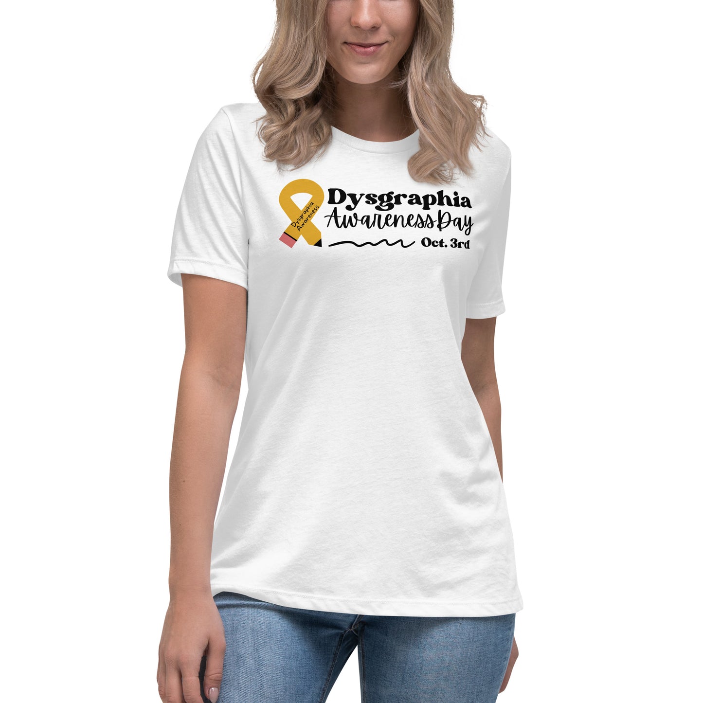 Official Dysgraphia Awareness Day T-shirt for Women