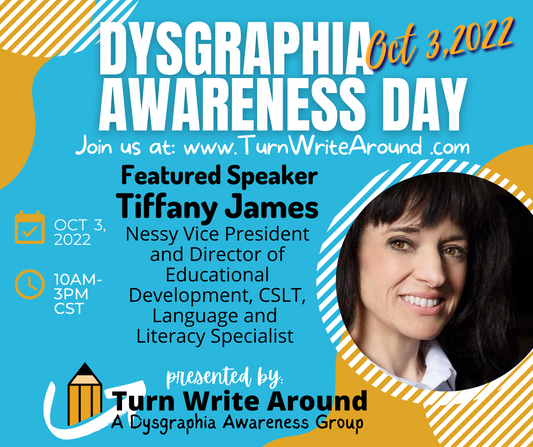 Dysgraphia Awareness Day Speaker Announcement 2022