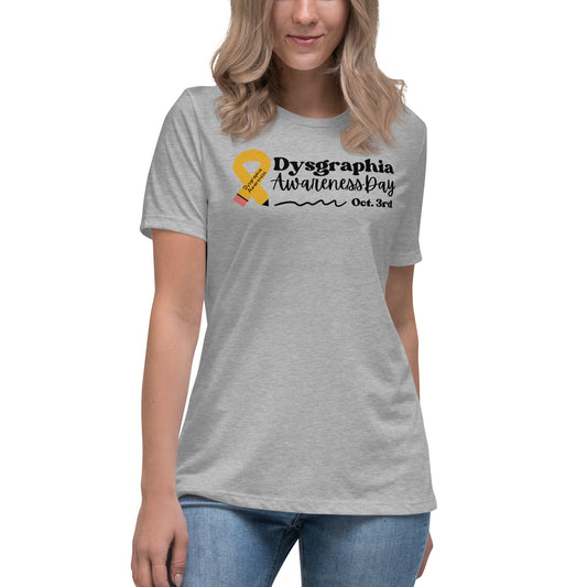 Official Dysgraphia Awareness Day T-shirt for Women