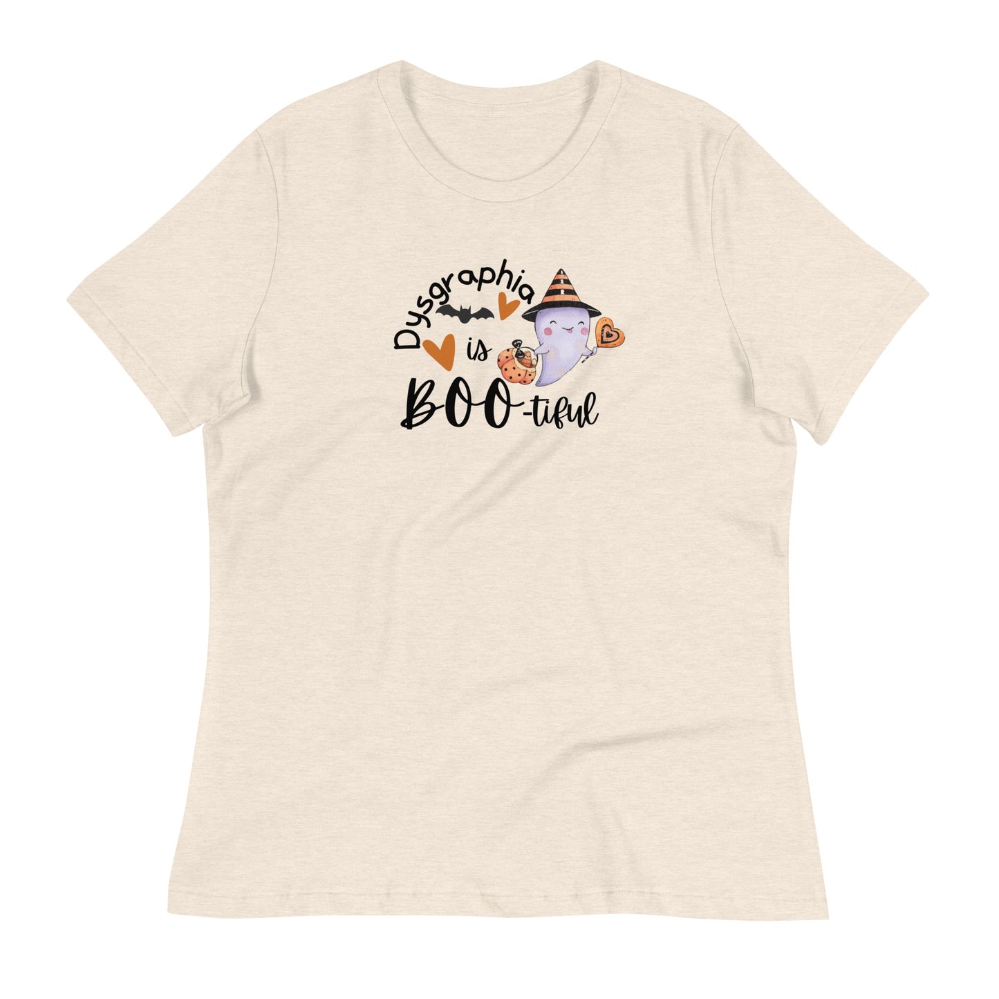 Dysgraphia is Boo-tiful Women's Relaxed T-Shirt