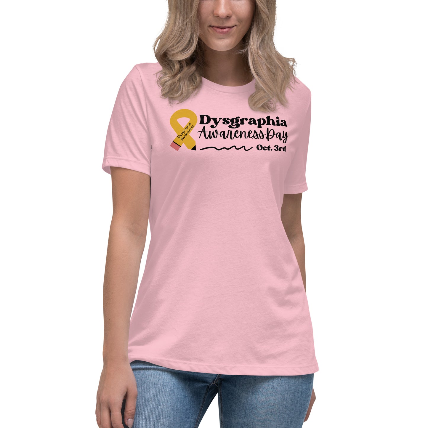 Official Dysgraphia Awareness Day T-shirt for Women